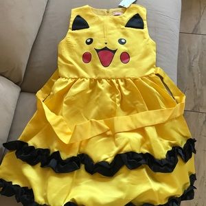 Girl Pikachu dress size 7-8. size label is 140(cm)